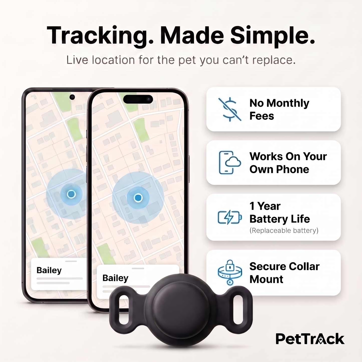 PetTrack™ Animal GPS Tracker