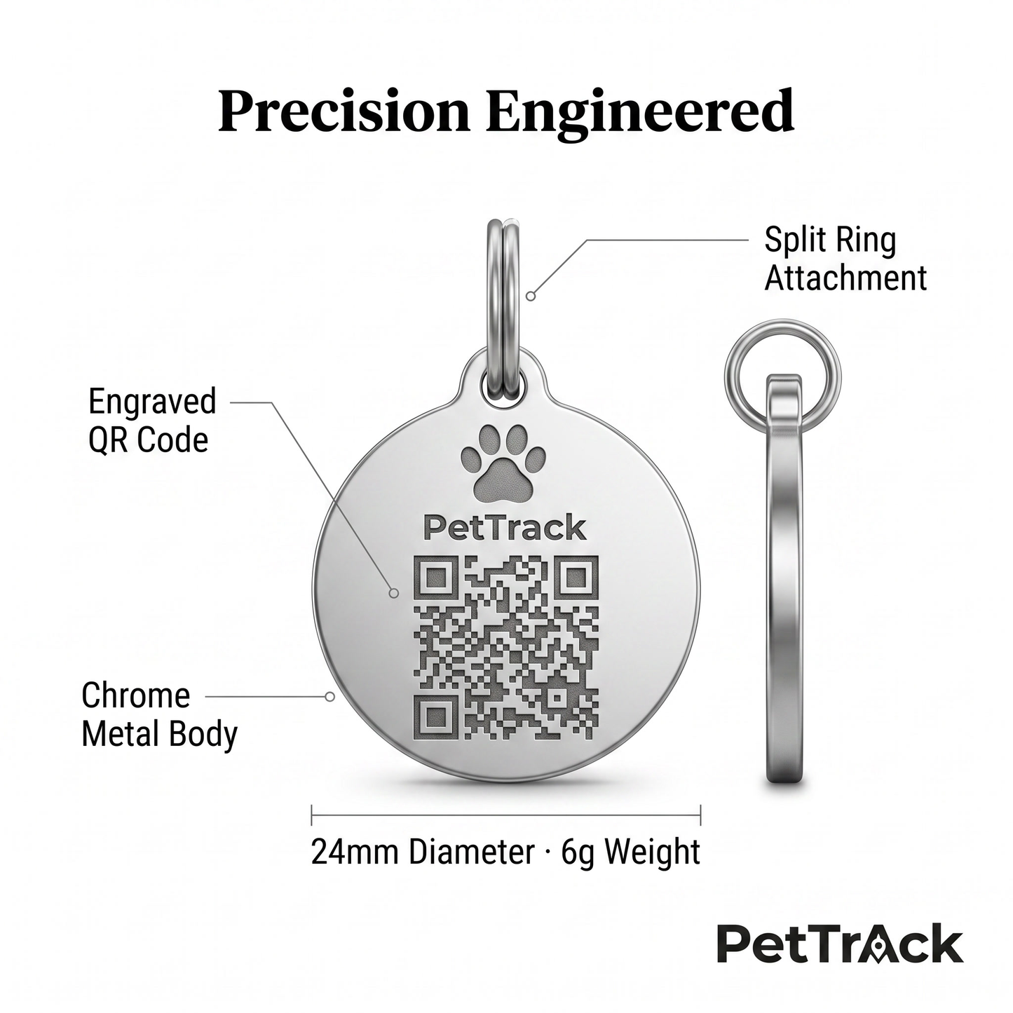 PetTrack™ ID QR Tag